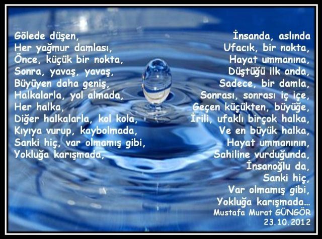 İnsan Ufacık Bir Damla