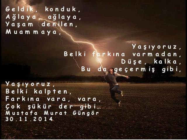 çok şükür der gibi