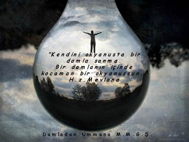 Mevlana Okyanusta Damla