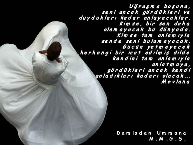 Mevlana Uğraşma boşuna